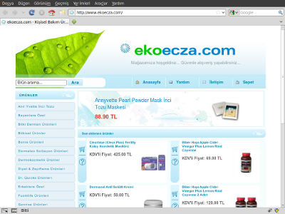 ekoecza.com sanal ma�azas�