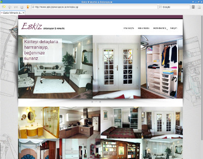 Eskiz Dekorasyon web sitesi tamamlandı