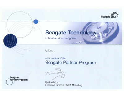 EkoPC Seagate ortaklık programında